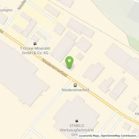 Standortübersicht der Tankstelle Grüne Tankstelle Niedereimer in 59823 Arnsberg