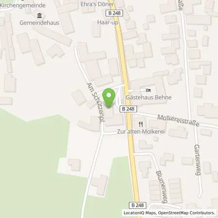 Standortübersicht der Tankstelle Sprint Ehra-Lessien Fallerslebener Str. in 38468 Ehra-Lessien