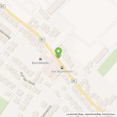 Standortübersicht der Tankstelle Heinrichs GmbH bft-Tankstelle in 53347 Alfter