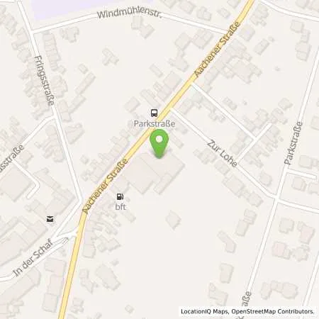 Standortübersicht der Tankstelle Tankstelle Dahmen in 52499 Baesweiler