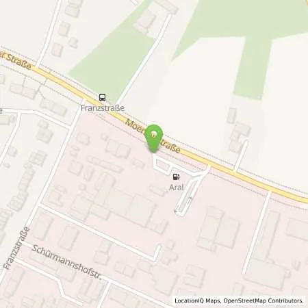 Standortübersicht der Tankstelle Aral Tankstelle in 47475 Kamp-Lintfort