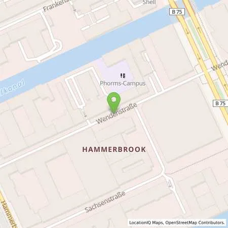 Standortübersicht der Tankstelle Esso Tankstelle in 20097 HAMBURG