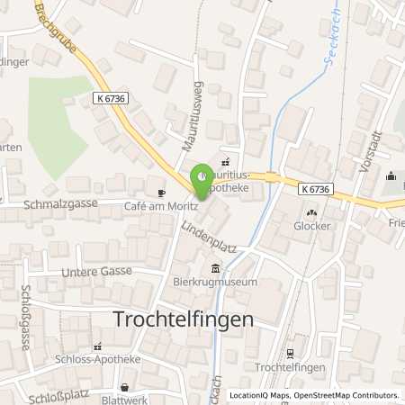 Standortübersicht der Benzin-Super-Diesel Tankstelle: Scherer, Bernd  bft in 72818, Trochtelfingen