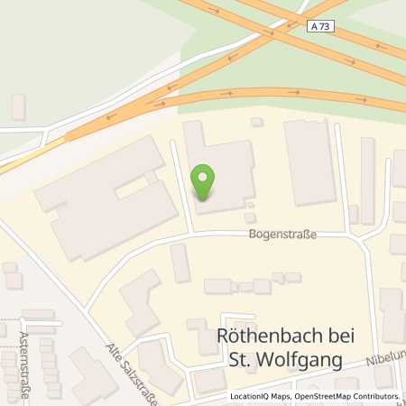 Standortübersicht der Benzin-Super-Diesel Tankstelle: WENDELSTEIN (ROETH.) - BOGENSTR. 3 in 90530, Wendelstein (Roeth.)
