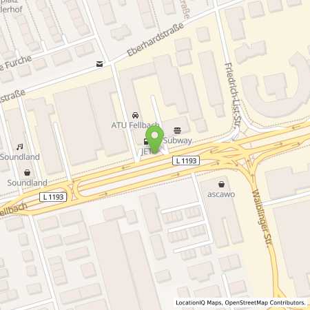 Benzin-Super-Diesel Tankstellen Details JET FELLBACH SCHORNDORFER STR. 37 in 70736 FELLBACH ansehen