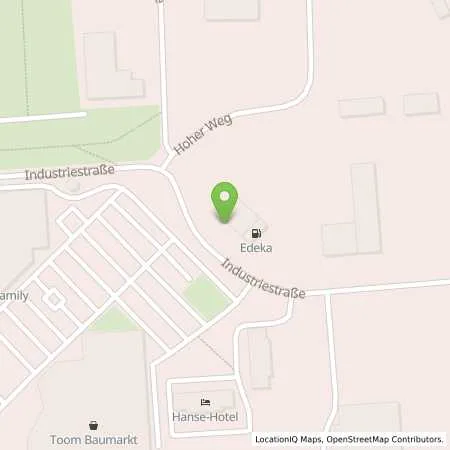 Standortübersicht der Tankstelle Supermarkt-Tankstelle STENDAL INDUSTRIESTR. 16 in 39576 STENDAL