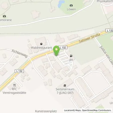 Standortübersicht der Tankstelle JET ROSTOCK SATOWER STR. 10 A in 18059 ROSTOCK