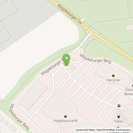 Standortübersicht der Tankstelle Supermarkt-Tankstelle HELMSTEDT MAGDEBURGER BERG 1 in 38350 HELMSTEDT