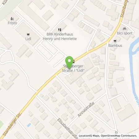 Standortübersicht der Tankstelle AVIA Tankstelle in 82131 Gauting