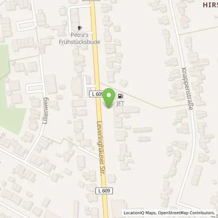 Standortübersicht der Tankstelle JET WALTROP LEVERINGHAEUSER STR. 67 in 45731 WALTROP