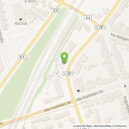 Standortübersicht der Tankstelle Aral Tankstelle in 47829 Krefeld