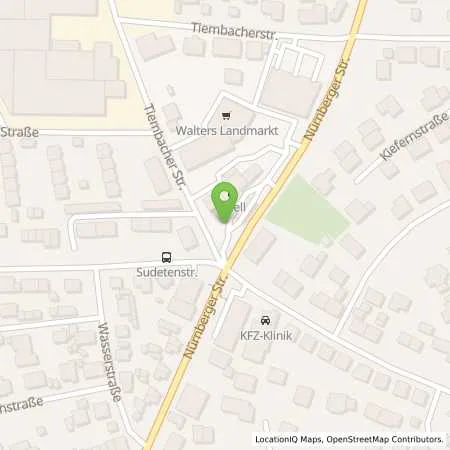 Standortübersicht der Tankstelle Shell Cadolzburg Nuernberger Str. 41 in 90556 Cadolzburg