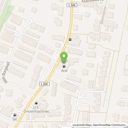 Standortübersicht der Tankstelle Aral Tankstelle in 24558 Henstedt-Ulzburg