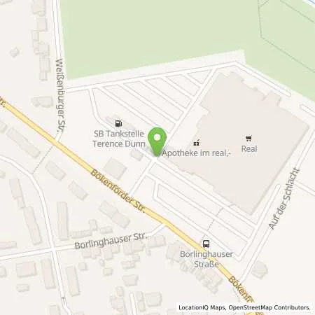 Standortübersicht der Tankstelle Supermarkt-Tankstelle LIPPSTADT BOEKENFOERDER STR. 181 in 59557 LIPPSTADT