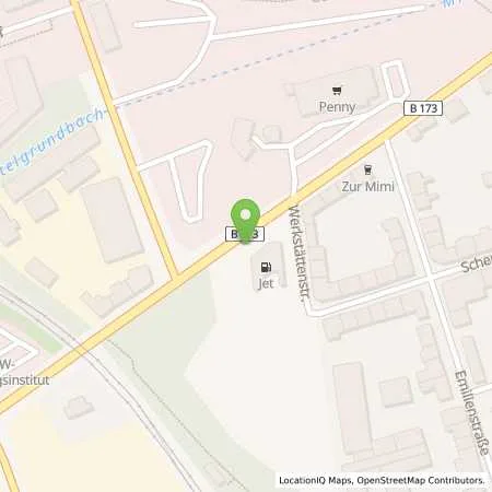 Standortübersicht der Tankstelle JET ZWICKAU REICHENBACHER STRASSE 53 in 08056 ZWICKAU