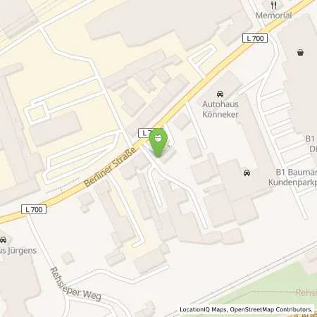 Standortübersicht der Tankstelle JET HAGEN BERLINER STR. 27 in 58135 HAGEN