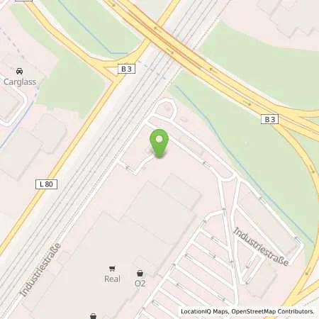 Standortübersicht der Tankstelle Supermarkt-Tankstelle SINZHEIM INDUSTRIESTR. 22 in 76547 SINZHEIM