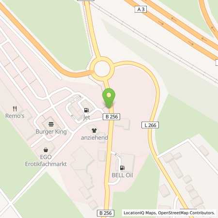 Standortübersicht der Benzin-Super-Diesel Tankstelle: JET OBERHONNEFELD WESTERWALDSTR. 23 in 56587, OBERHONNEFELD