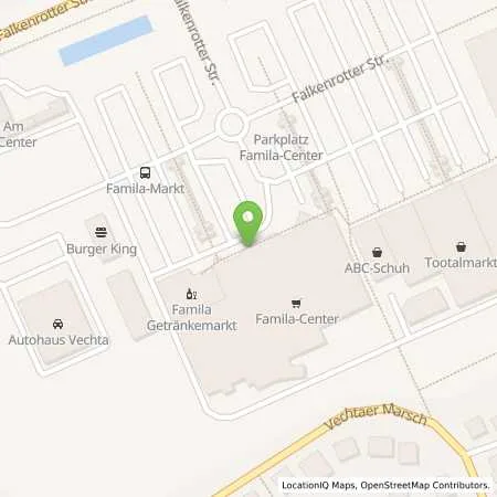 Standortübersicht der Tankstelle Vechta in 49377 Vechta