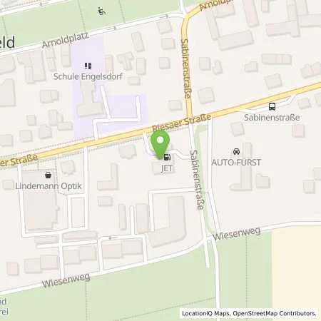 Standortübersicht der Tankstelle JET LEIPZIG RIESAER STR. 176 in 04319 LEIPZIG