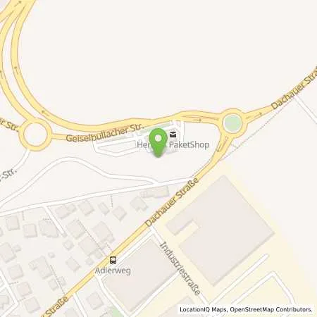 Standortübersicht der Tankstelle JET OLCHING GEISELBULLACHER STR. 1 in 82140 OLCHING