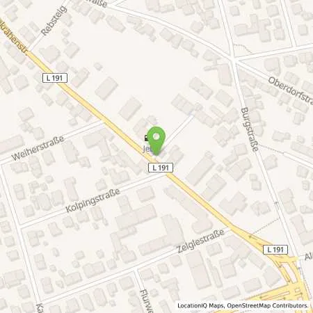 Standortübersicht der Tankstelle JET SINGEN HOHENKRAEHENSTR. 12 in 78224 SINGEN