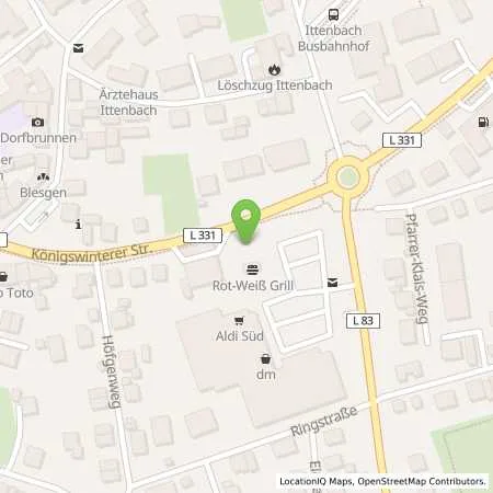 Standortübersicht der Tankstelle Shell Koenigswinter Koenigswinterer Str. 289 in 53639 Koenigswinter