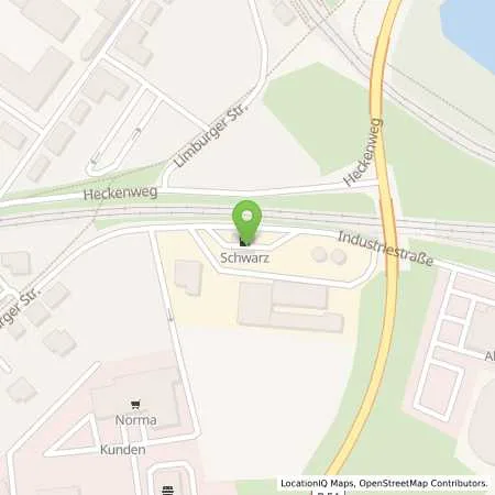 Standortübersicht der Tankstelle Schwarz Diez in 65582 Diez