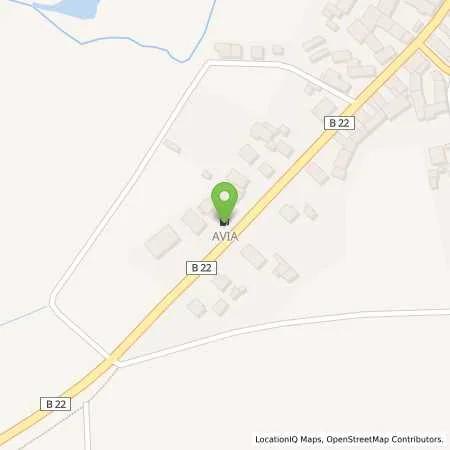 Standortübersicht der Tankstelle AVIA Tankstelle in 97353 Wiesentheid (Reupelsdorf)
