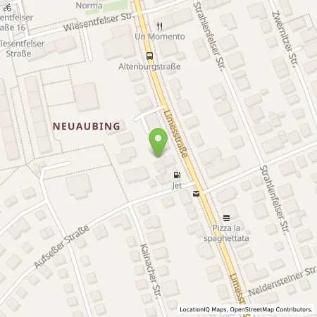 Standortübersicht der Tankstelle JET MUENCHEN LIMESSTR. 72 in 81243 MUENCHEN