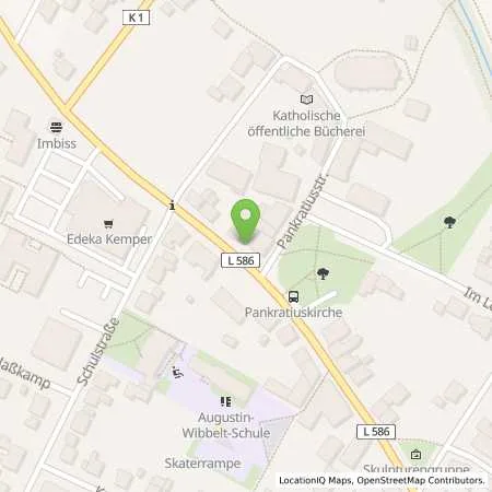 Standortübersicht der Tankstelle Erich Weibler jun. in 59227 Ahlen