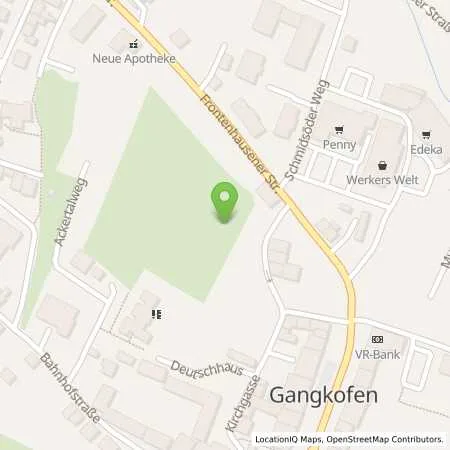 Standortübersicht der Tankstelle GANGKOFEN - FRONTENHAUSENER STR. 40 in 84140 Gangkofen