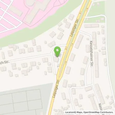 Standortübersicht der Tankstelle TotalEnergies Borna in 04552 Borna