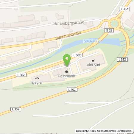 Standortübersicht der Benzin-Super-Diesel Tankstelle: Altensteig in 72213, Altensteig