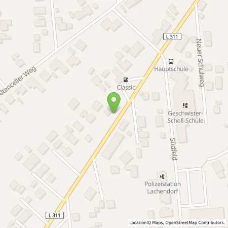 Standortübersicht der Tankstelle Classic Tankstelle in 29331 Lachendorf