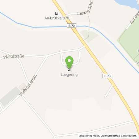 Standortübersicht der Benzin-Super-Diesel Tankstelle: Autohaus Lögering in 48480, Lünne