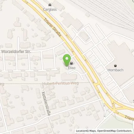 Standortübersicht der Tankstelle Esso Tankstelle in 90469 NUERNBERG