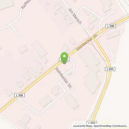 Standortübersicht der Tankstelle Raiffeisen Recke-Steinbeck-Westerkappeln eG in 49509 Recke