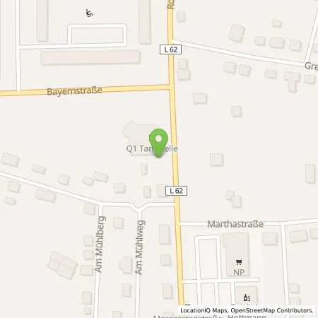 Standortübersicht der Tankstelle Q1 Tankstelle in 03238 Finsterwalde