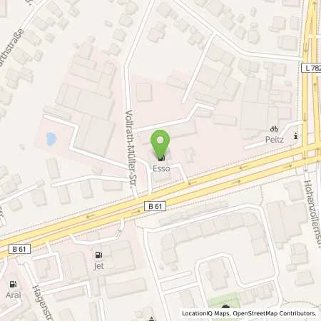 Standortübersicht der Tankstelle Esso Tankstelle in 33330 GUETERSLOH