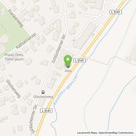 Standortübersicht der Tankstelle AVIA Tankstelle in 36103 Flieden