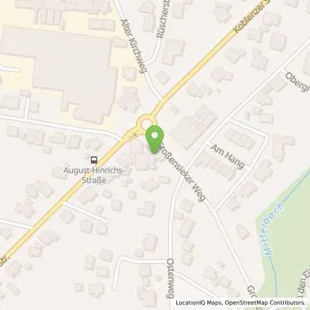 Standortübersicht der Tankstelle Günter Sander in 32584 Löhne