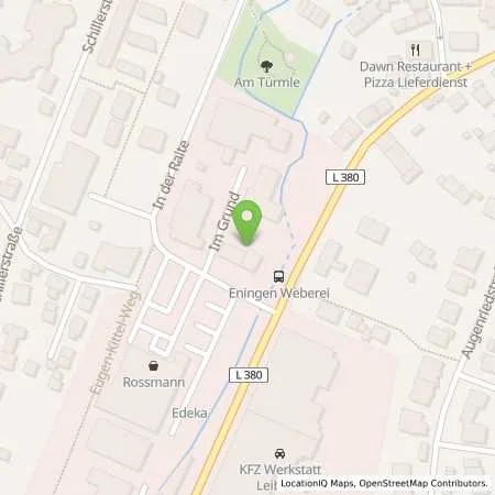 Standortübersicht der Tankstelle Autohaus Nick GmbH in 72800 Eningen