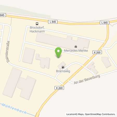 Standortübersicht der Benzin-Super-Diesel Tankstelle: Ludger Brämswig GmbH in 49393, Lohne 