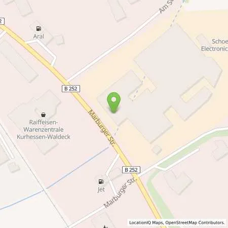 Standortübersicht der Tankstelle Aral Tankstelle in 35083 Wetter