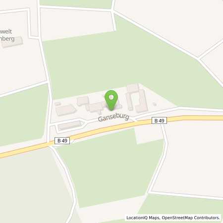 Standortübersicht der Benzin-Super-Diesel Tankstelle: Esso Tankstelle in 35418, BUSECK