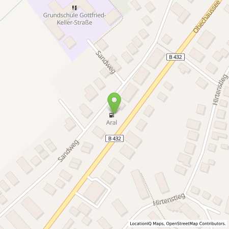Standortübersicht der Benzin-Super-Diesel Tankstelle: Aral Tankstelle in 22848, Norderstedt