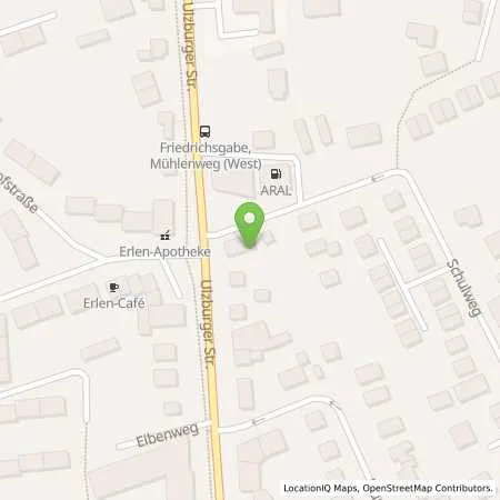 Standortübersicht der Tankstelle Aral Tankstelle in 22844 Norderstedt