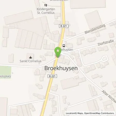 Standortübersicht der Tankstelle Schaffers Brennstoff- in 47638 Straelen