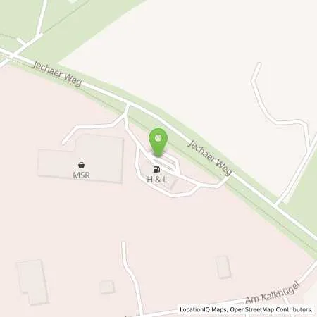 Standortübersicht der Tankstelle Guenther Tank in 99706 Berka